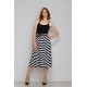 Striped skirt woman Striped skirt woman